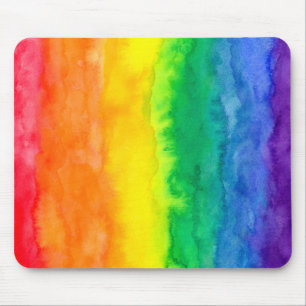 Tapis De Souris Lavage Mousepad d'arc-en-ciel