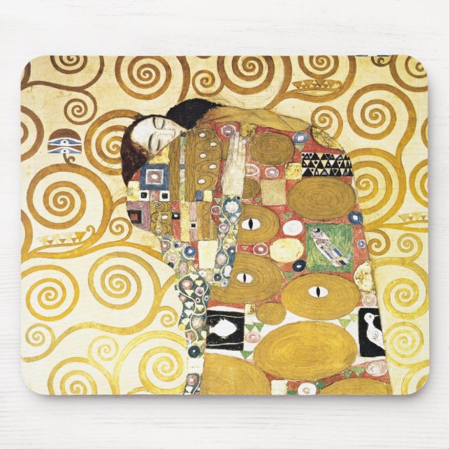 Tapis De Souris L'aventure de Gustav Klimt Peinture (Devant)