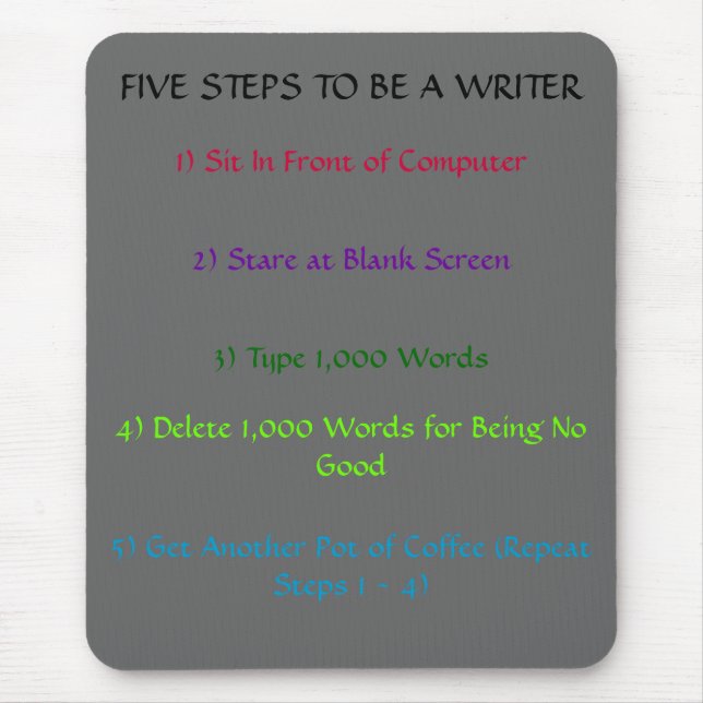 Tapis De Souris Le 5-Steps Mousepad de l'auteur (Devant)