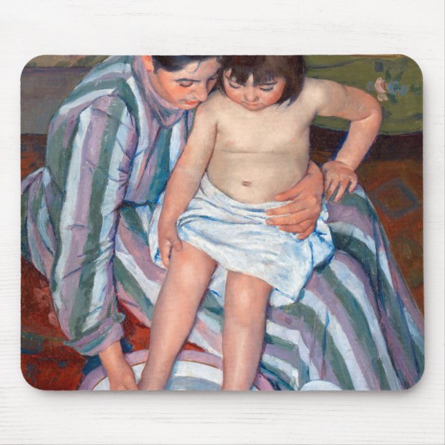 Tapis De Souris Le bain de l'enfant, Mary Cassatt (Devant)