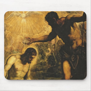 Tapis De Souris Le baptême du Christ (huile sur la toile)