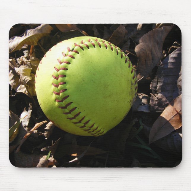 Tapis De Souris Le base-ball Mousepad de Fastpitch (Devant)