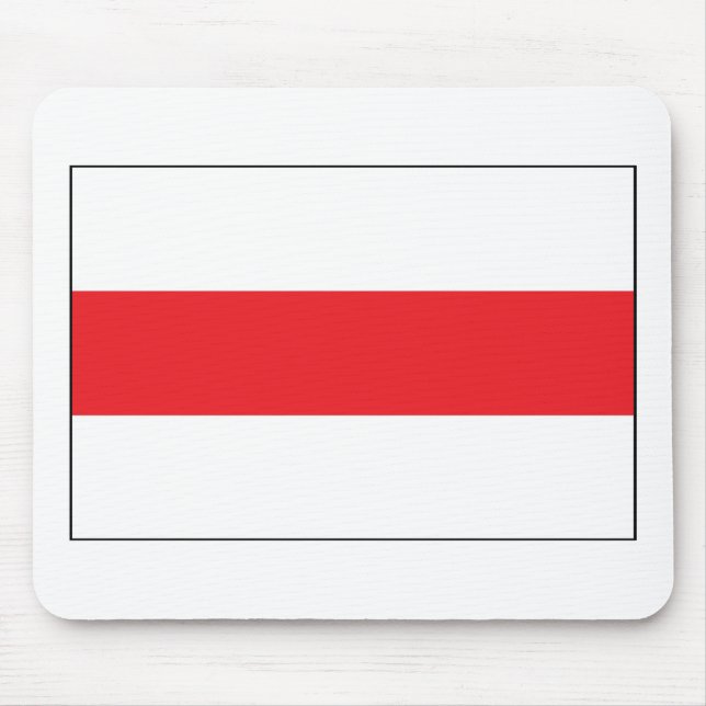 Tapis De Souris Le Belarus Flag (1991) Mousepad (Devant)