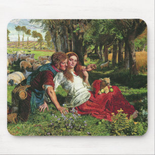 Tapis De Souris Le berger et sa petite amie (par Holman Hunt)