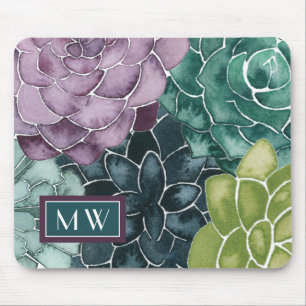 Tapis De Souris Le bonheur   d'usine du monogramme   élèvent