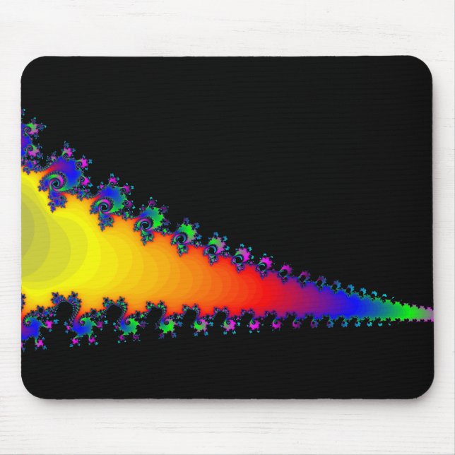 Tapis De Souris Le bord du fractal : Mousepad (Devant)