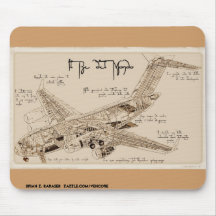 Le C-17 Globemaster Mousepad de da Vinci
