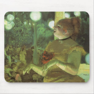 Tapis De Souris Le Café Concert par Edgar Degas, Beaux-Arts Vintag