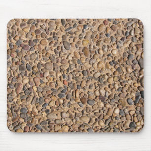 Tapis De Souris Le caillou multicolore rustique lapide la photo