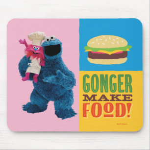 Tapis De Souris Le camion gastronomique du monstre des cookies   G