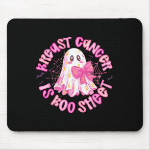 Tapis De Souris Le Cancer Du Sein Est Botte Feuille Fantôme Rose C