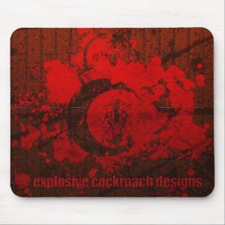 Tapis De Souris Le cancrelat explosif conçoit Mousepad