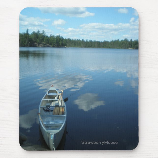 Tapis De Souris Le canoë-kayak la frontière arrose v.1 (Devant)