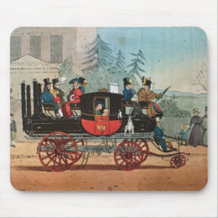 Tapis De Souris Le car de vapeur