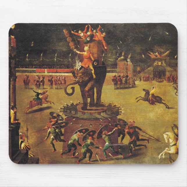 Tapis De Souris Le carrousel d'éléphant (Devant)