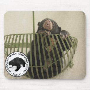 Tapis De Souris Le centre de conservation d'ours de Bornean Sun