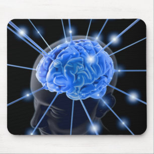 Tapis De Souris Le cerveau rayonne Mousepad