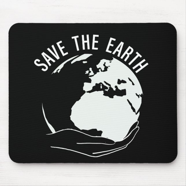 Tapis De Souris le changement climatique est réel (Devant)