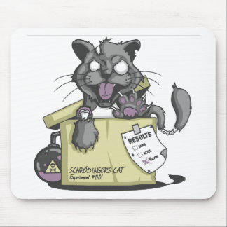 Tapis De Souris Le chat de Schrodinger - nouveau