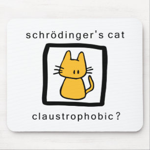 Tapis De Souris le chat des schrodinger