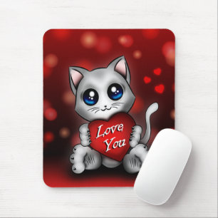 Tapis De Souris Le chaton t'aime