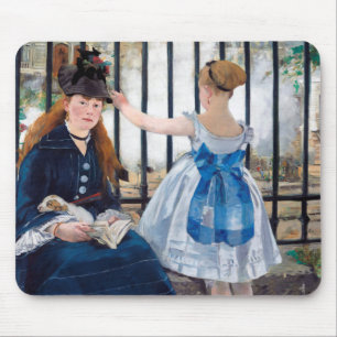 Tapis De Souris Le Chemin de fer, Edouard Manet