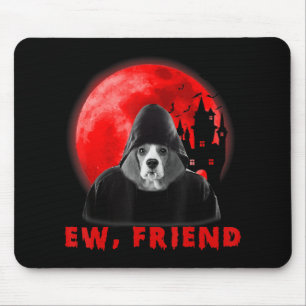 Tapis De Souris Le chien Beagle d'Halloween Dons Vampire