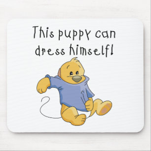 Tapis De Souris Le chiot habillent des T-shirts et des cadeaux