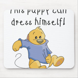 Tapis De Souris Le chiot s'habillent