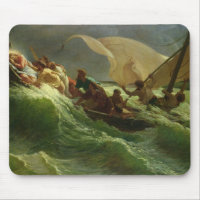 Le Christ endormi dans son bateau