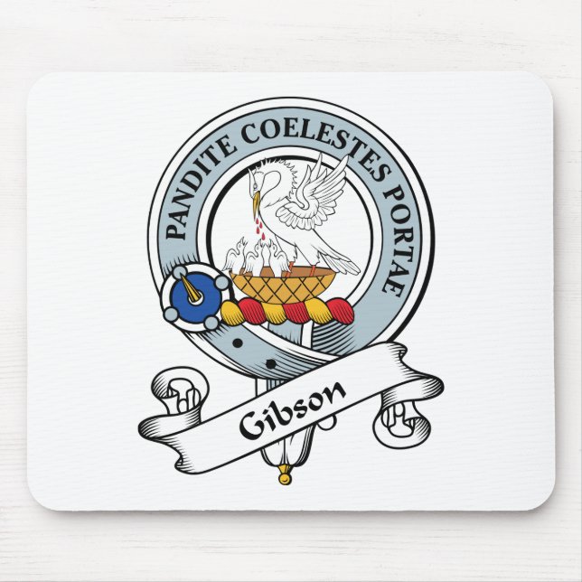 Tapis De Souris Le clan de Gibson Badge (Devant)