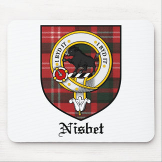 Tapis De Souris Le clan de Nisbet Crest le tartan d'insigne