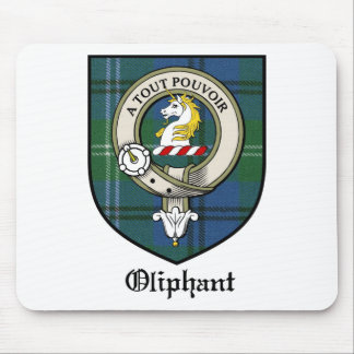 Tapis De Souris Le clan d'Oliphant Crest le tartan d'insigne