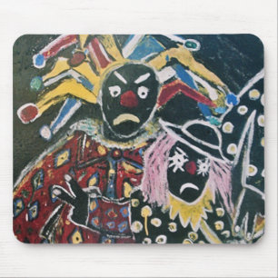 TAPIS DE SOURIS LE CLOWN ET LE BOUFFON