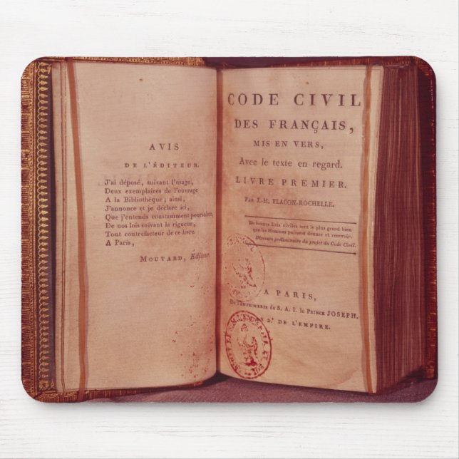 Tapis De Souris Le code napoléonien (Devant)