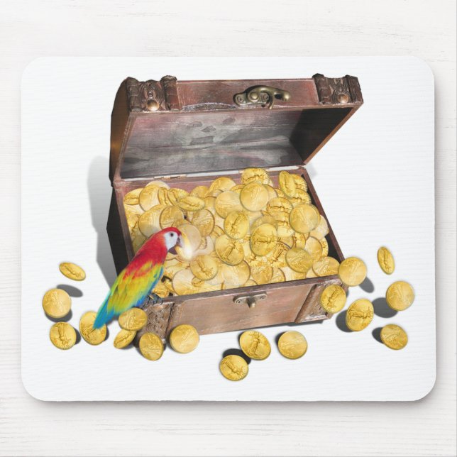Tapis De Souris Le coffre au trésor d'un pirate (Devant)