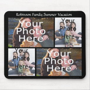 Tapis De Souris Le collage fait sur commande Mousepad de photo