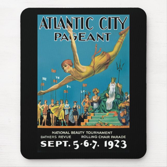 Tapis De Souris Le concours de la ville d'Atlantique (Devant)