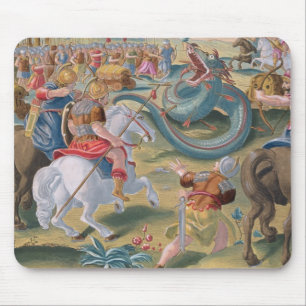 Tapis De Souris Le consul romain Atilius soumet le Serpe africain
