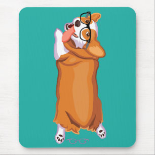 Tapis De Souris Le corgi Sploot