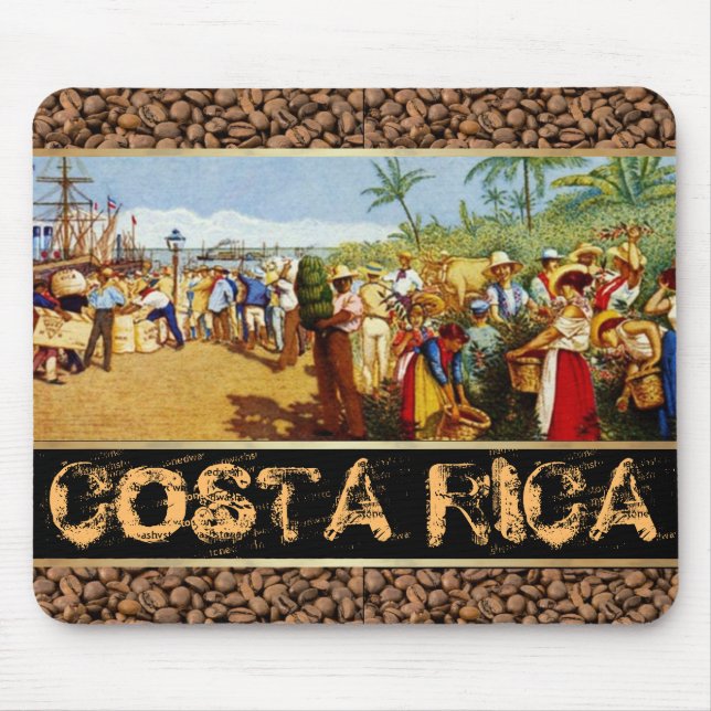 Tapis De Souris Le Costa Rica Alegoria del Cafe (Devant)