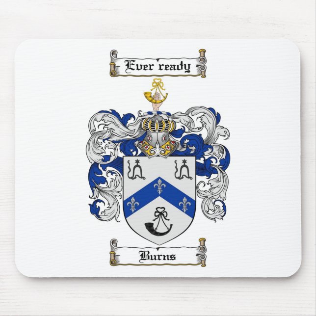 TAPIS DE SOURIS LE CREST DE FAMILLE DE BRÛLURES - MANTEAU DE (Devant)