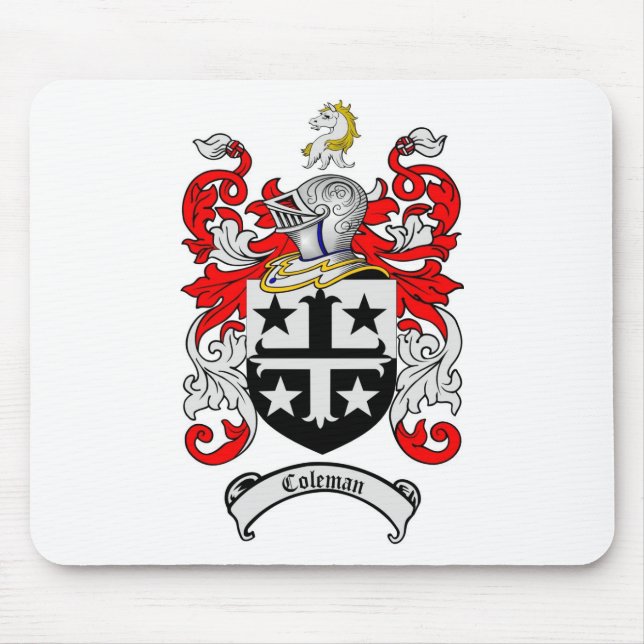 TAPIS DE SOURIS LE CREST DE FAMILLE DE COLEMAN - MANTEAU DE (Devant)