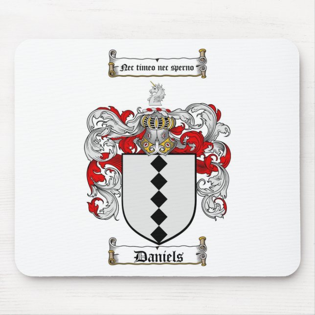 TAPIS DE SOURIS LE CREST DE FAMILLE DE DANIELS - MANTEAU DE (Devant)