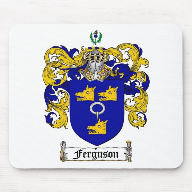 TAPIS DE SOURIS LE CREST DE FAMILLE DE FERGUSON - MANTEAU DE (Devant)