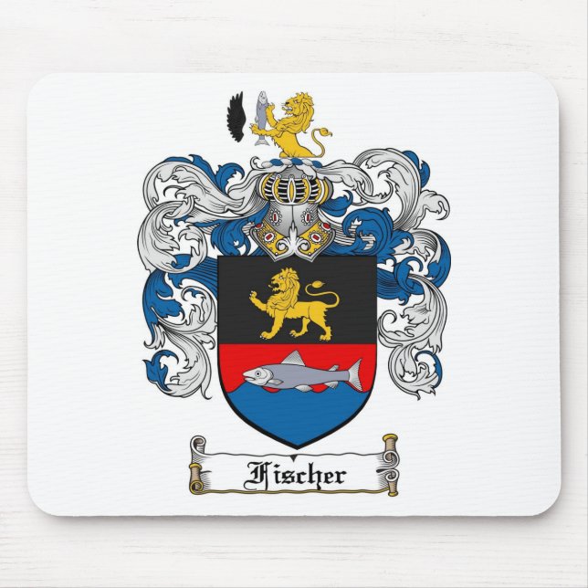 TAPIS DE SOURIS LE CREST DE FAMILLE DE FISCHER - MANTEAU DE (Devant)