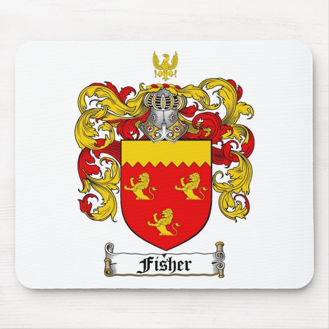 TAPIS DE SOURIS LE CREST DE FAMILLE DE FISHER - MANTEAU DE FISHER (Devant)