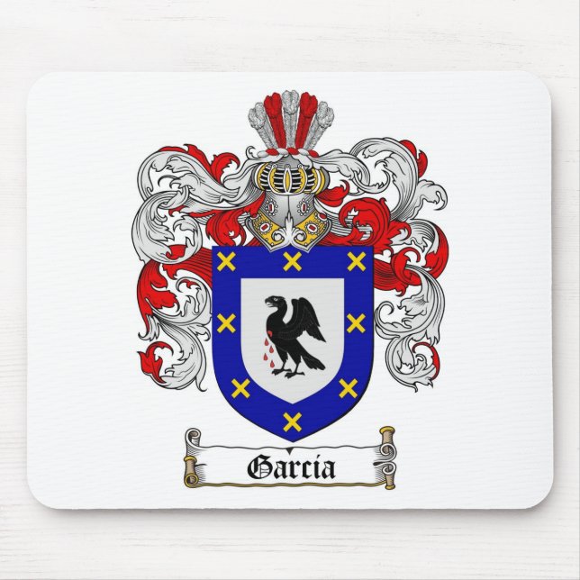 TAPIS DE SOURIS LE CREST DE FAMILLE DE GARCIA - MANTEAU DE GARCIA (Devant)