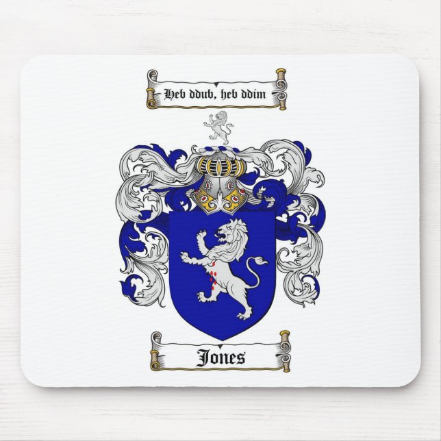 TAPIS DE SOURIS LE CREST DE FAMILLE DE JONES - MANTEAU DE JONES (Devant)