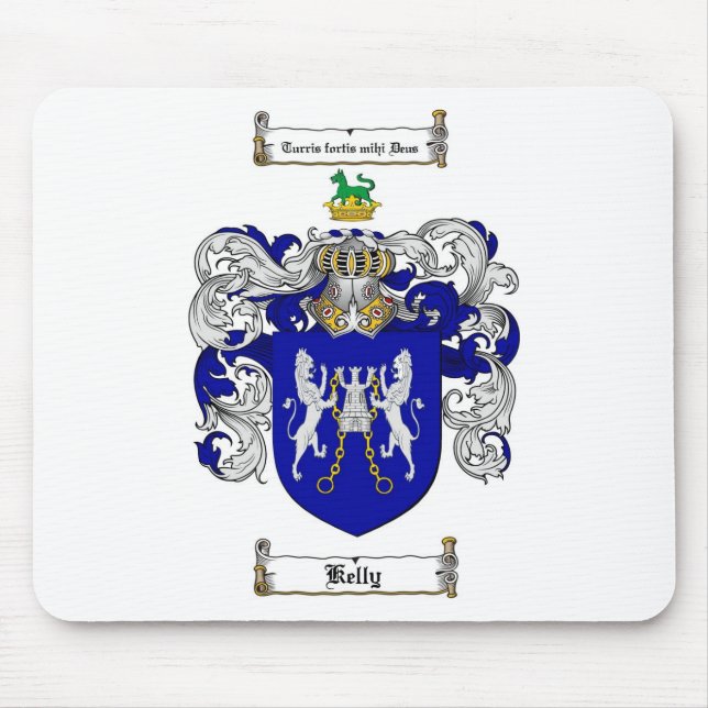 TAPIS DE SOURIS LE CREST DE FAMILLE DE KELLY - MANTEAU DE KELLY (Devant)